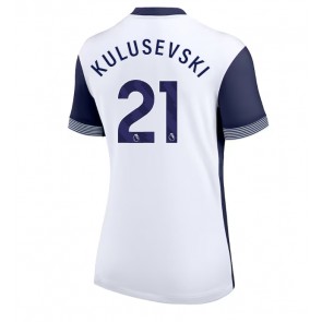 Tottenham Hotspur Dejan Kulusevski #21 Dámské Domácí Dres 2024-25 Krátký Rukáv